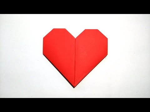 Instrucciones para hacer un corazón de papel: un hermoso detalle.