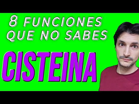 La cisteína: función esencial en el cuerpo humano