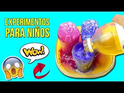 Cómo hacer un experimento divertido y educativo para niños