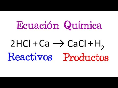 Propiedades de los reactivos y productos en una reacción química