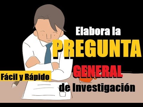 El paso de elaborar preguntas sobre el fenómeno de estudio