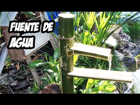 Cómo hacer una fuente de agua, paso a paso.