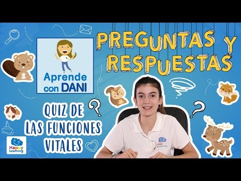 Cuestionario sobre los procesos vitales y los seres vivos