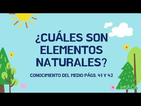 ¿Cuál es el otro nombre de los elementos naturales?