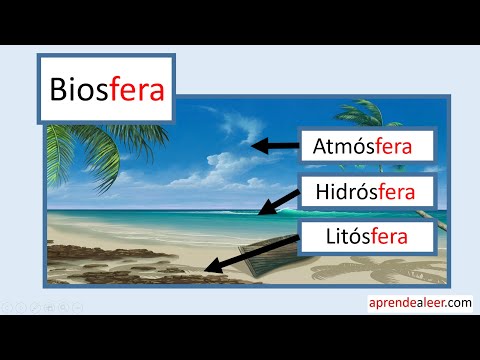 Los elementos que componen la biósfera: litosfera, hidrósfera y atmósfera
