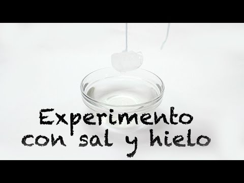 Experimento de hielo y sal: conclusiones sorprendentes.